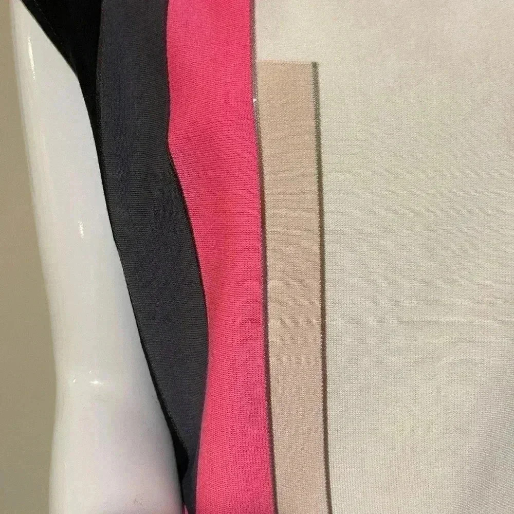 ST.John Cavier multi gorgeous dress,new with a tag black, pink & cream stripes - Picture 9 of 16